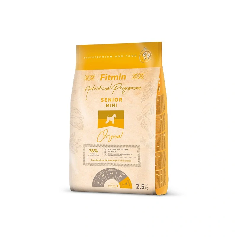 Fitmin Mini Senior krmivo pro malé psy 2,5kg