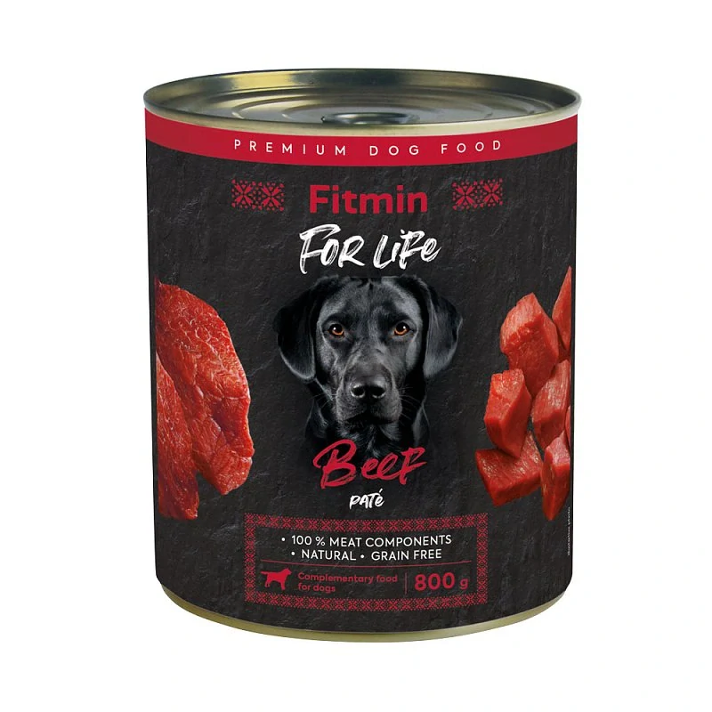 Fitmin For Life Hovězí konzerva pro psy 800g