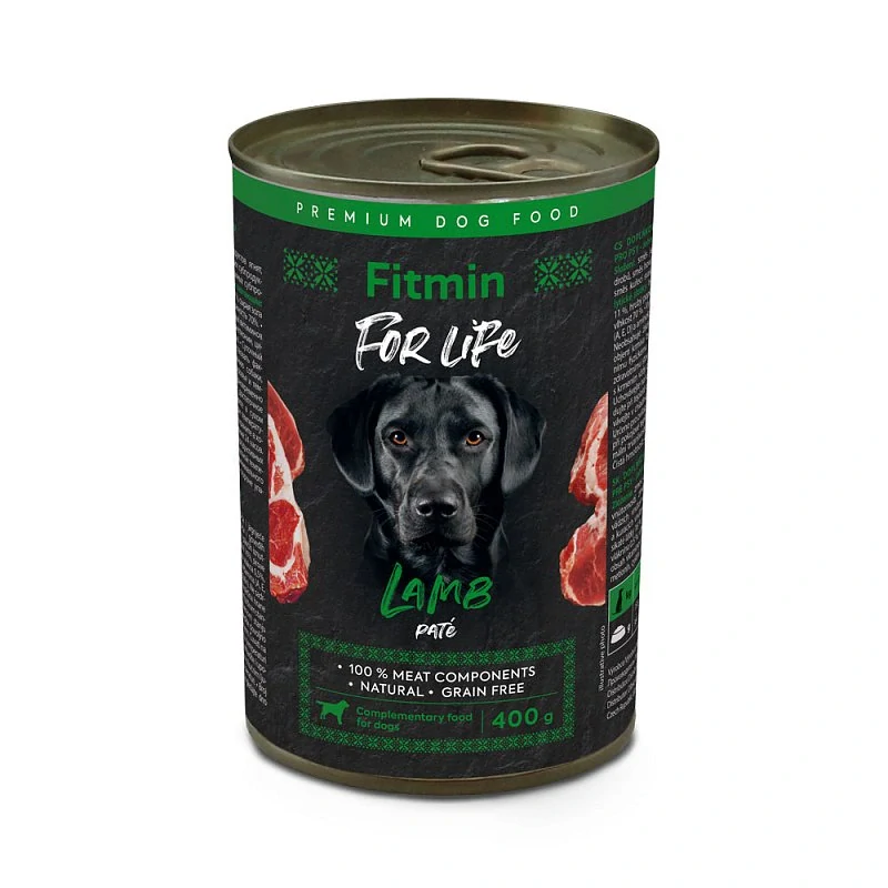 Fitmin For Life Jehněčí konzerva pro psy 400g