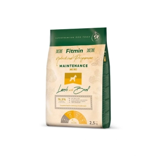 Fitmin Mini Maintenance Lamb with Beef krmivo pro malé psy 2,5kg