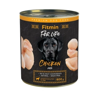 Fitmin For Life Kuřecí konzerva pro psy 800g