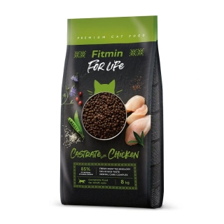Fitmin cat For Life Castrate Chicken 8 kg