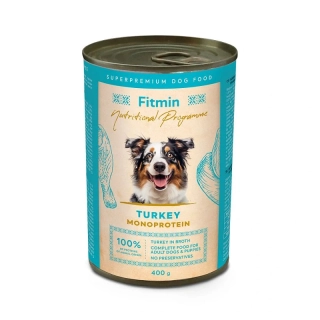 Fitmin NP Konzerva krůtí pro psy a štěňata 400g