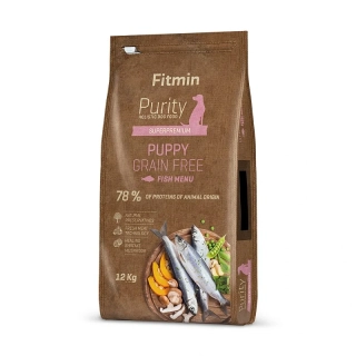 Fitmin Purity Lamb & Salmon Rice krmivo pro štěňata 12kg