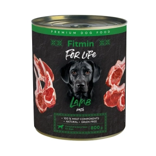 Fitmin For Life Jehněčí konzerva pro psy 800g